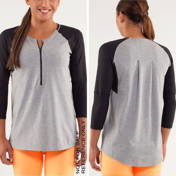 lululemon athletica Tops - Lululemon Spincity Long Sleeve Silver Neon Top EUC